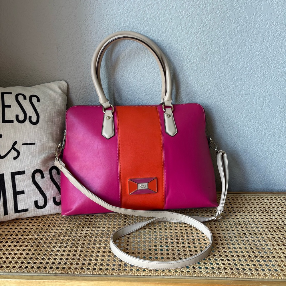 Cloe Purse Bag Crossbody Pink Orange Hot 🔥 Fake